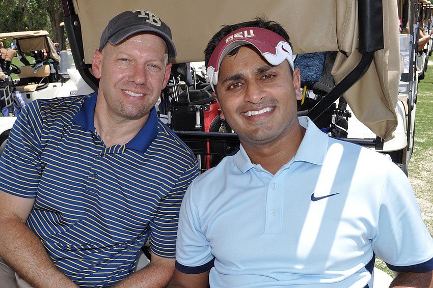 John Stokes with Ritesh Patel