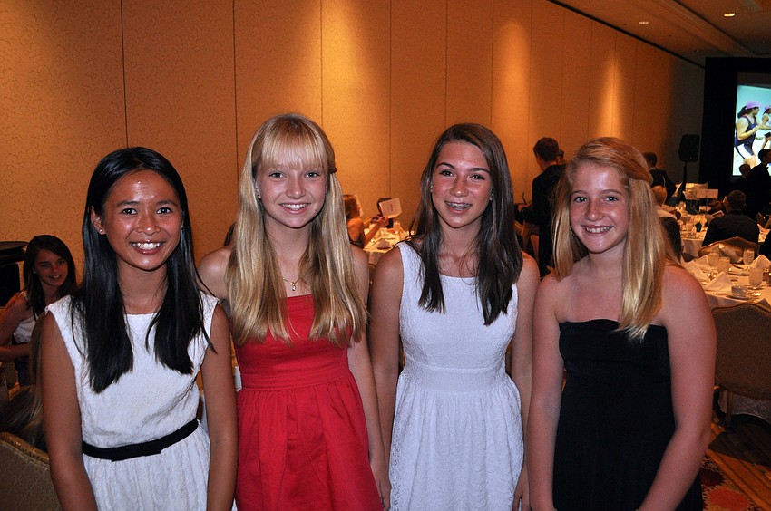 Lana Allen, Ivy Prost, Halle Belden and Emily Feraco