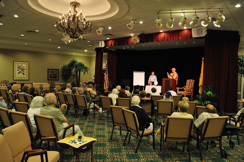 Bay Club residents test their sports knowledge.