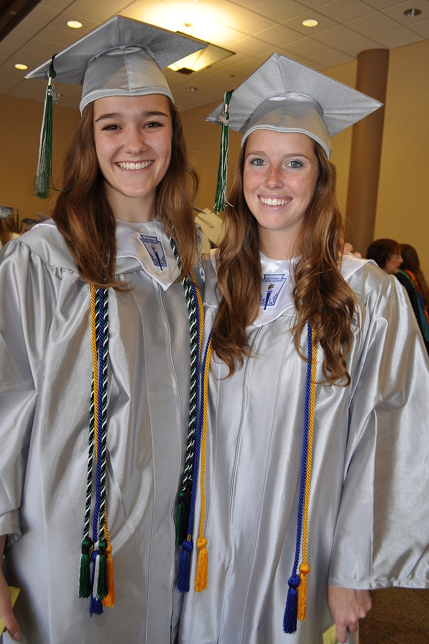 Audrey Reinisch and Jordyn Middlebrooks, of Lakewood Ranch High, will both attend the University of Florida.