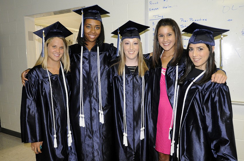 Tori Johnston, Morgan Williams, Amanda Arbeit, Sarah Balades and Sammi Brown