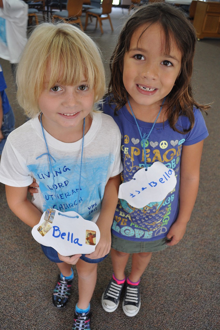 Bella Sosso and Isabella Zahn are both 5 years old.