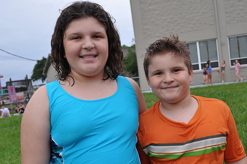 Morgan and Riley Pearson enjoyed time together.