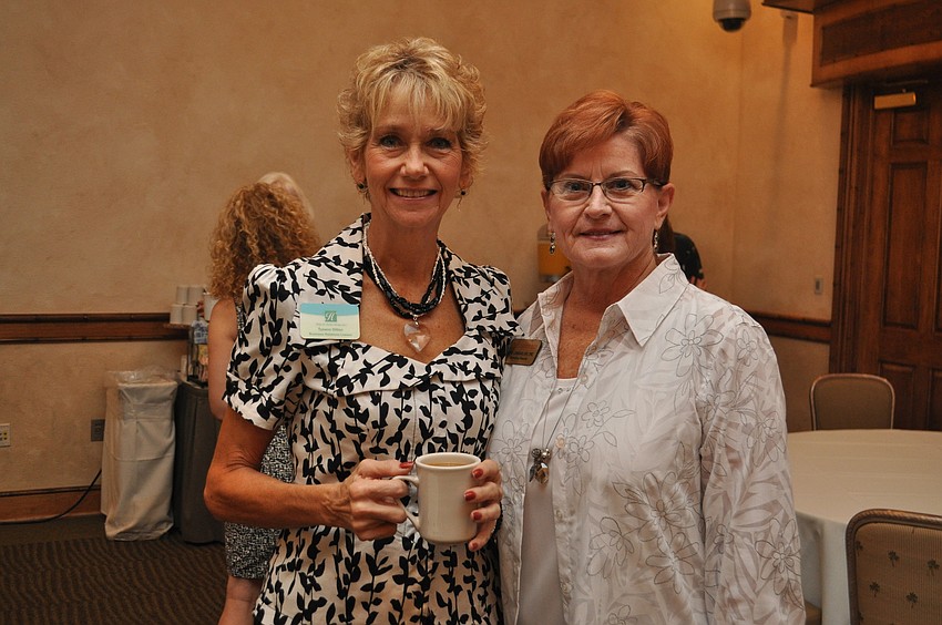 Tyeann Dillon with Help at Home Home Care with Ginya Carnahan with Dattoli Cancer Center