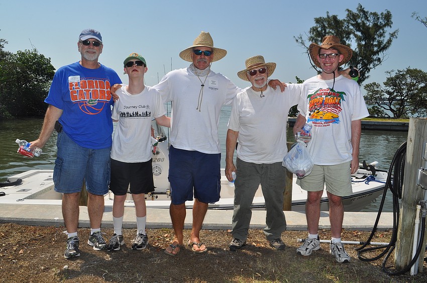 Brian Graham, Josh Graham, Gary Gilliland, Charles Barron and Travis Stolte caught around 35 fish in only a few hours