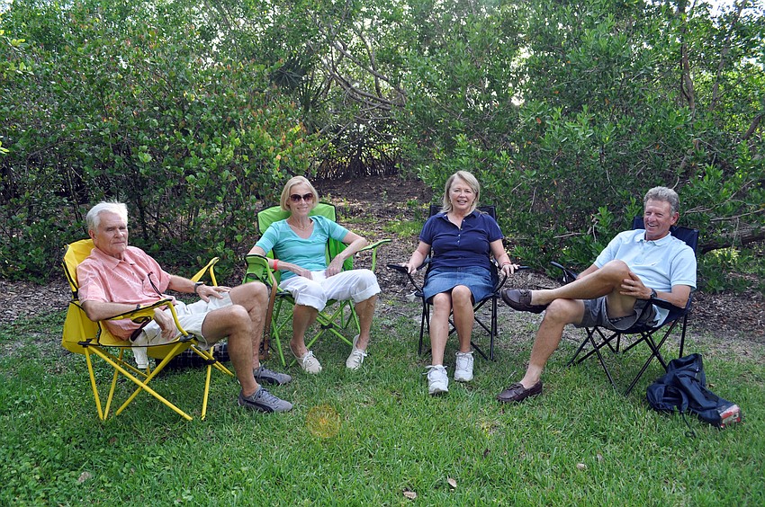 Wilhem and Inge Saake, Colleen Lundwall and Bobby Kellman