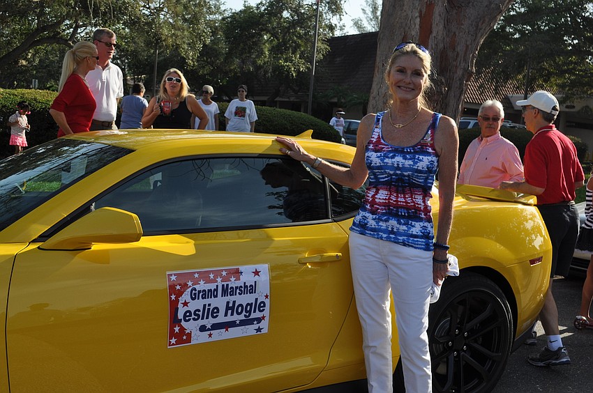 Grand Marshal of the Al Hogle Freedom Fest parade Leslie Hogle