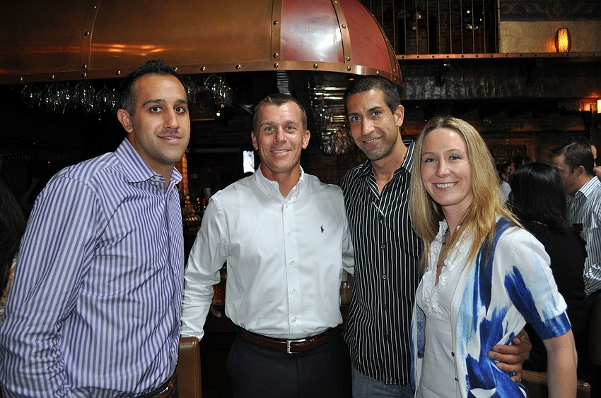 Neil Bedi, Tom Arthur, Eric Massey and Sarah Lancaster