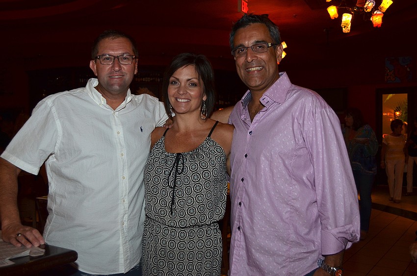 Raoul Broussard with Jag and Amy Grewal