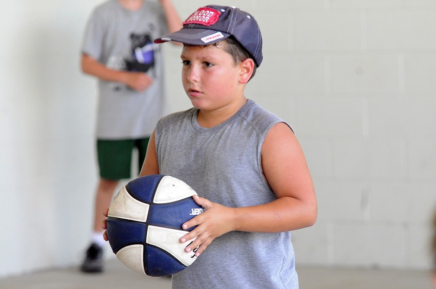 Nine-year-old Rafael Alonso has attended the i9 sports camp before.
