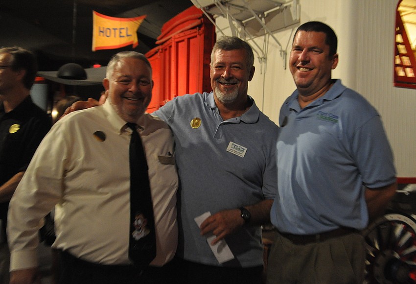 Your Observer Photo LBK Chamber Ambassador Jack Dean with G. Fried