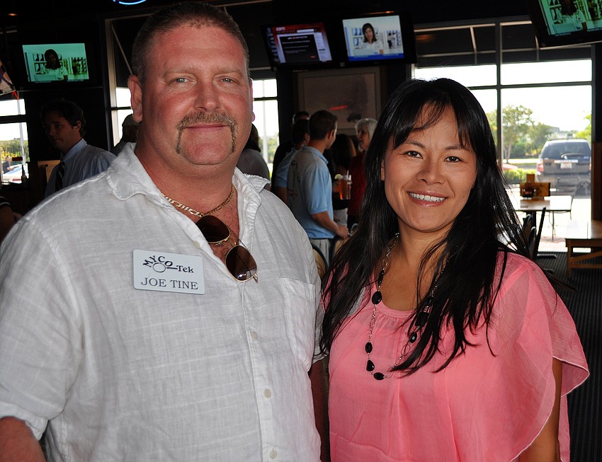 Joe Tine of Myco Tek and Selina Lum of Taste of Asia