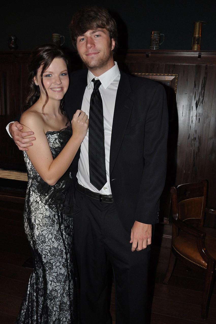 Junior Alexis Gentle came with her date, Chris Mullan, an ODA graduate.