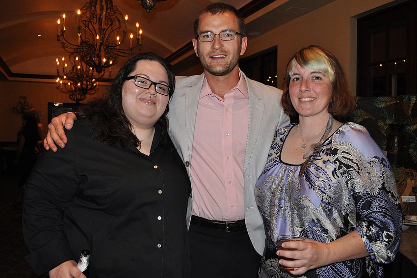 Amanda Puckett with Phillip Burrill and Genny Spiak