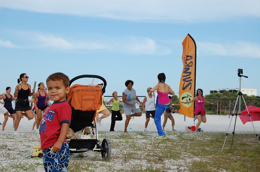 Alejandro Costa, 22 months old, proves you're never too young to Zumba.