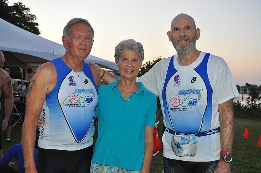 Chris and Maryann Fenwick with Tom Kelly