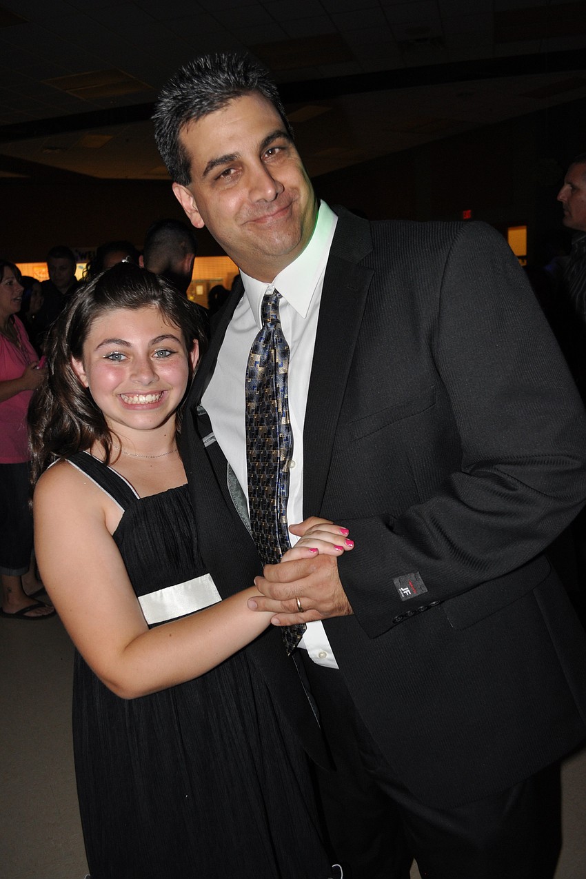 Alyssa Squitieri dances with her father, Philip.