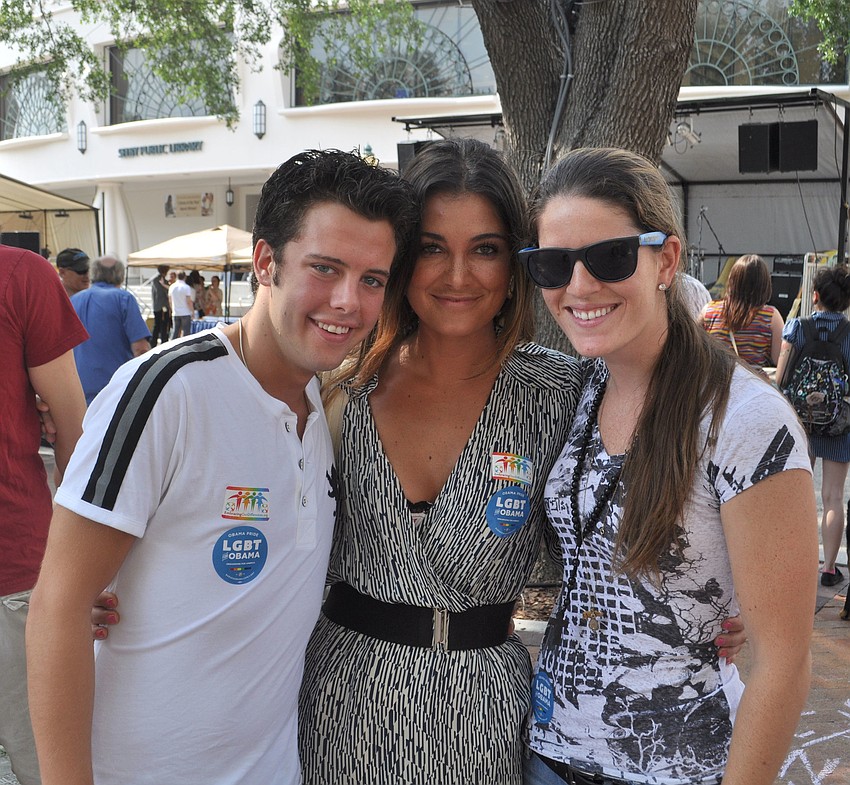 Christian DeBlasis, Zara Barrie and Lauren Perchetti