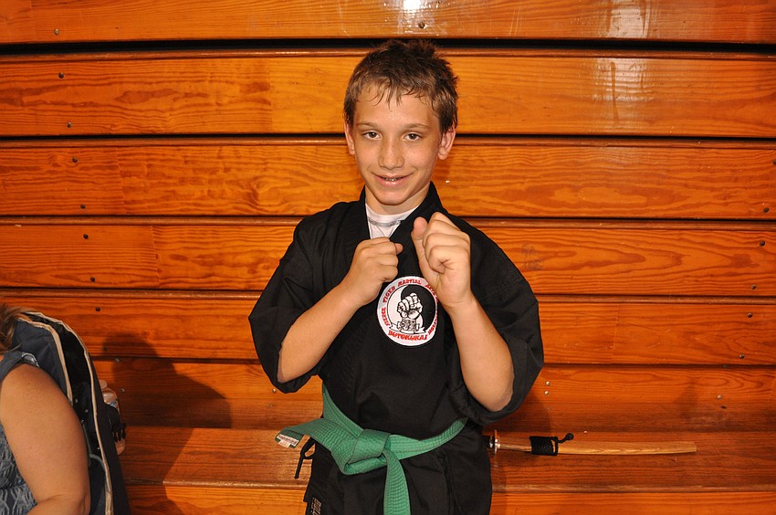 Robert Galipo poses during a water break.
