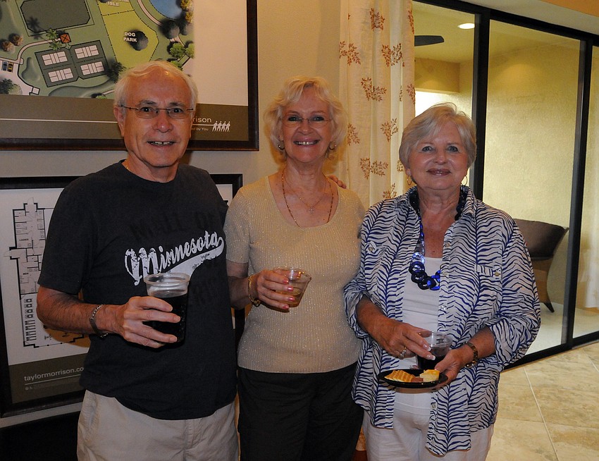 Tony and Ramona Limon and Joyce Ballard recently purchased homes in Esplanade.