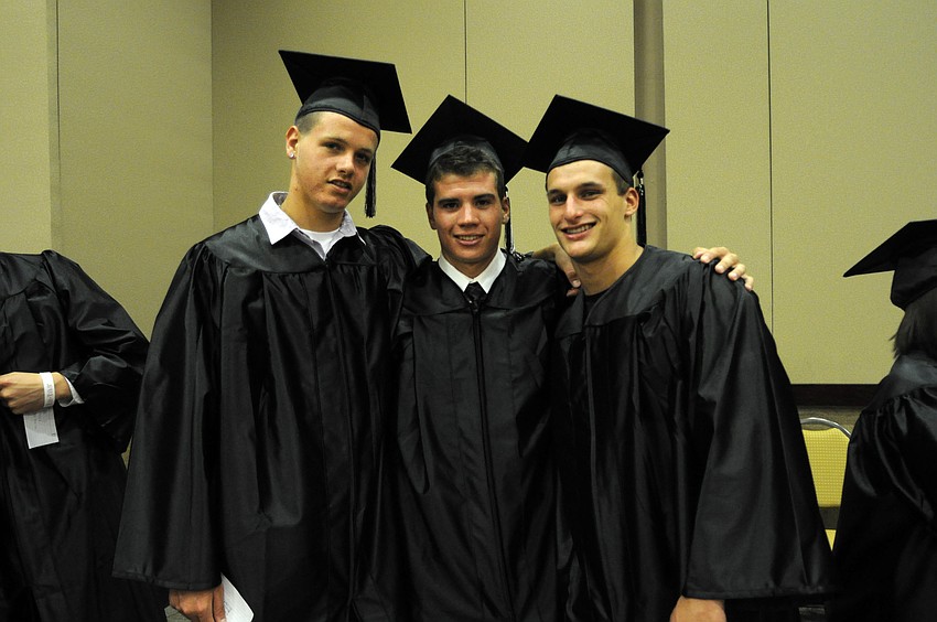 Austen Lee, Ivo Lima and Tyler Linde all played sports during their time at Braden River.