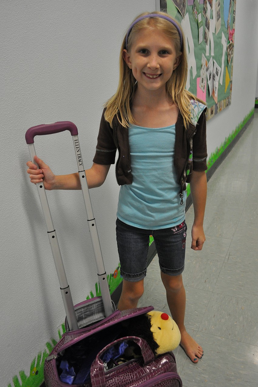Lauren Robotham, 10, enjoyed the all-nighter for the first time.