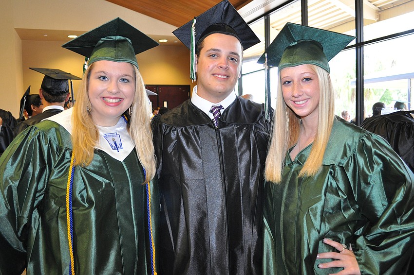 Shelby Sielaff, Jacob Botsford and Katie Barg