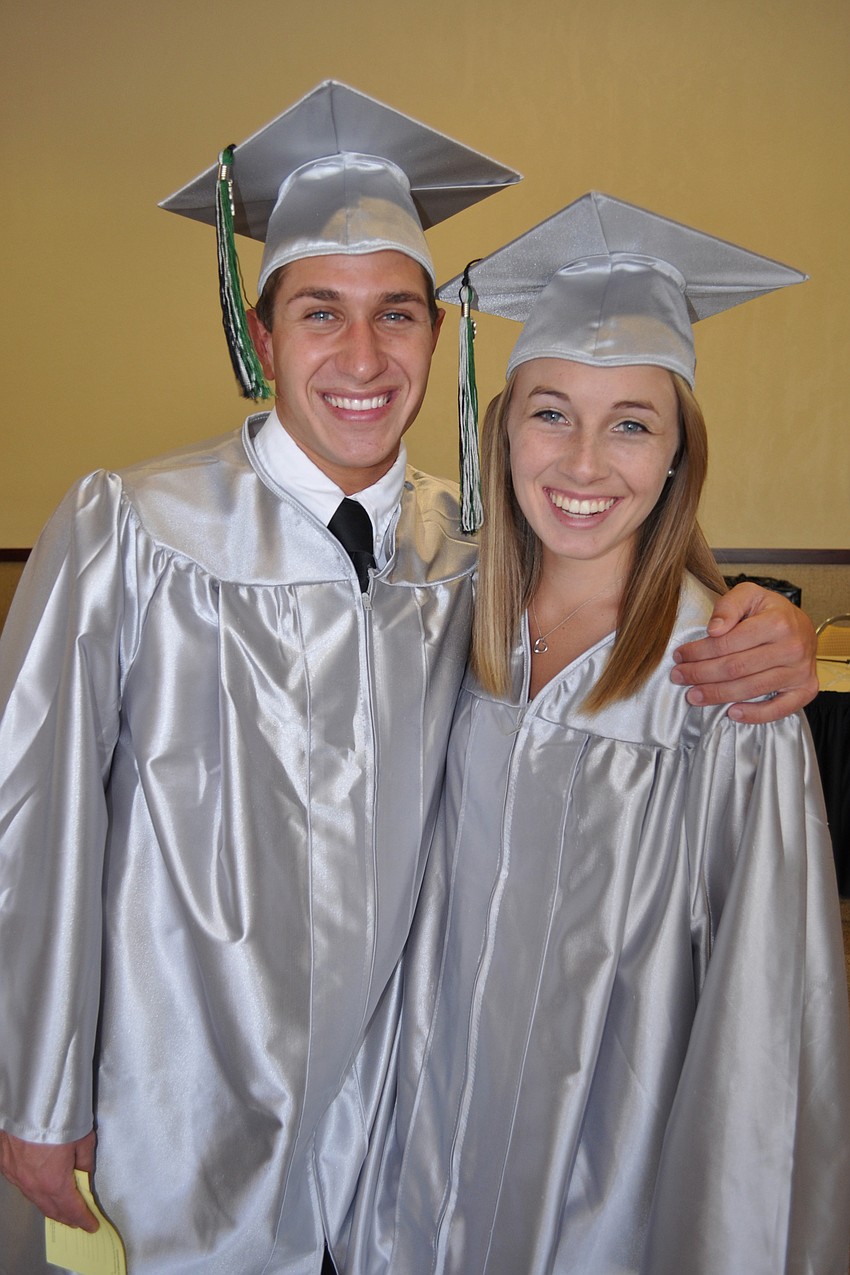 Lakewood's Zachariah Miller plans to attend the State College of Florida, while Gabriela Oliveira plans to attend the University of Florida.