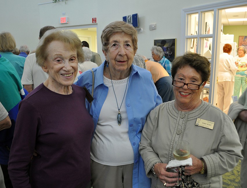 Betty Brodie, Paula Spitalny and Bunny Nesbit