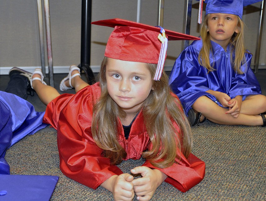 Five-year-old Daria Dziubek was in the Parrot class.