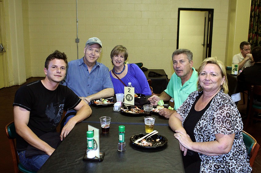 Adam Hlivko, Kim and Patty Gilliland and Reini and Lilly Felder