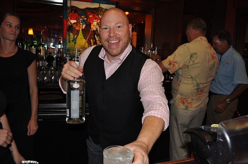 Dick Woodall was one of the celebrity bartenders.