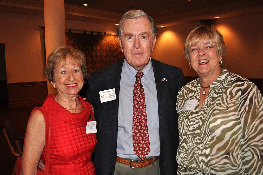Barbara Pryor, Dr. Bob Windom and Casey Pilon