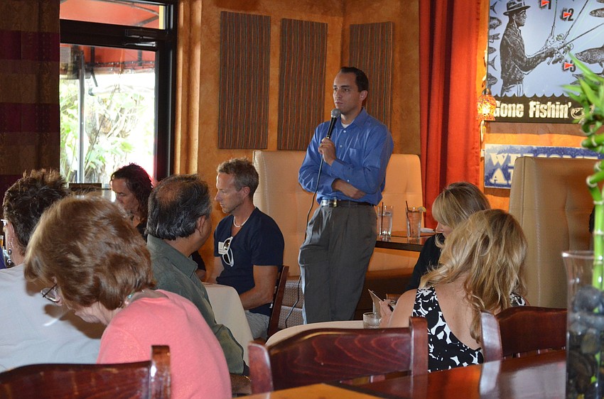 Kevin Cooper with the Siesta Key Chamber of Commerce