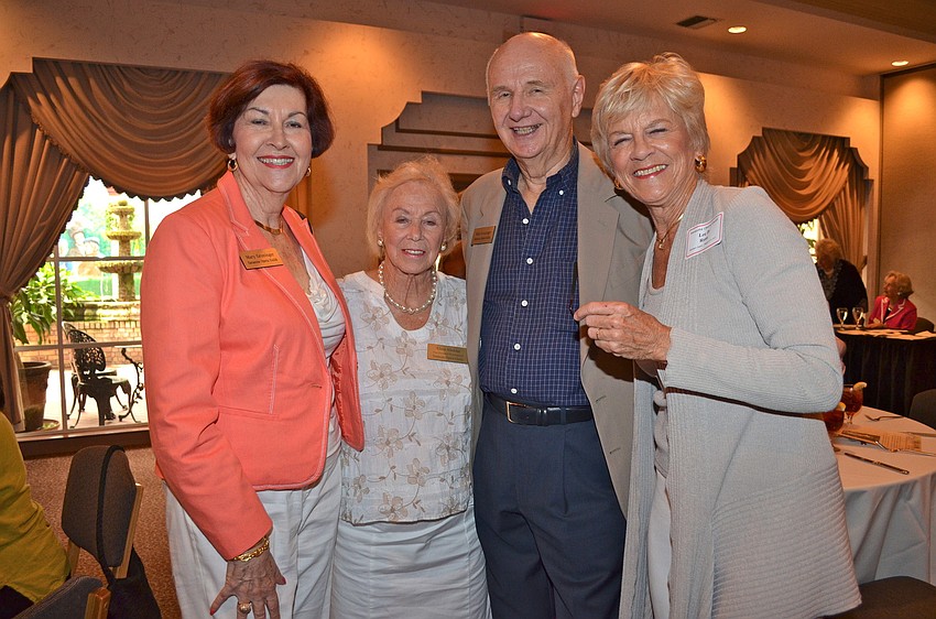 Mary Groninger, Alma Abshier, Mike Groninger and Lee Dougherty Ross