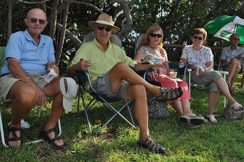 Bill McGrath, Jacques Famy, Gayle Famy and Sharon McGrath