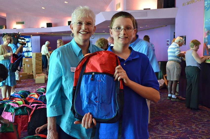 Caroline Zucker and Owen Leonard