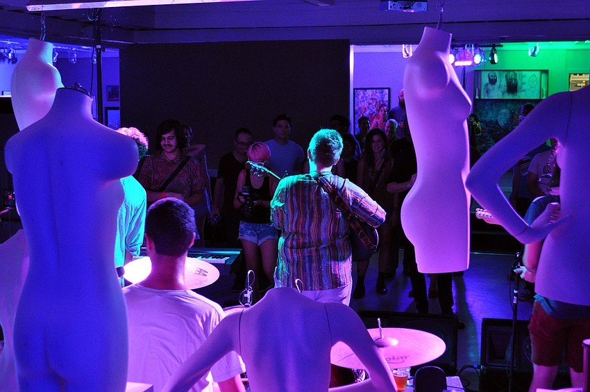 Physical Plant performs at Art Center Sarasota.