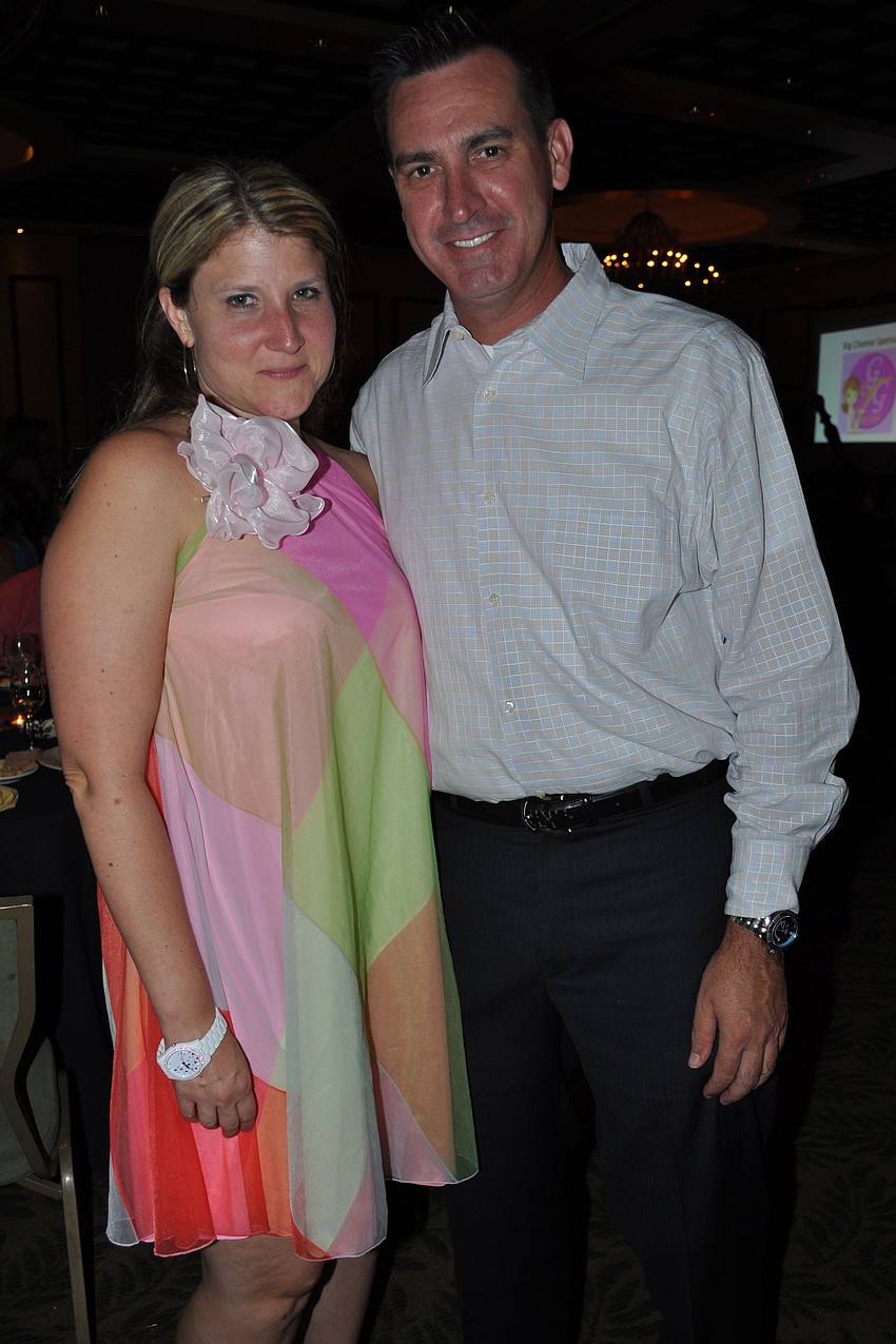 Bridgett Roode with Bill George