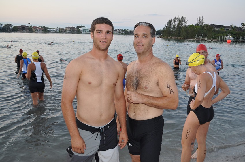 Stephen Dezzi and his dad, Fire Chief of Longboat Key Paul Dezzi
