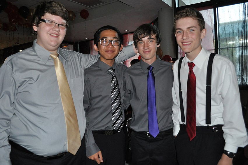 Tristan Jones, Randy Tram, Matthew Bell and Spencer Tucker