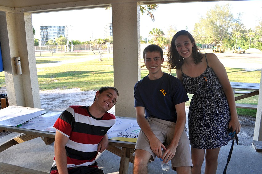 Dave Carnevale, Bradley Arnold and Sarah Brickman