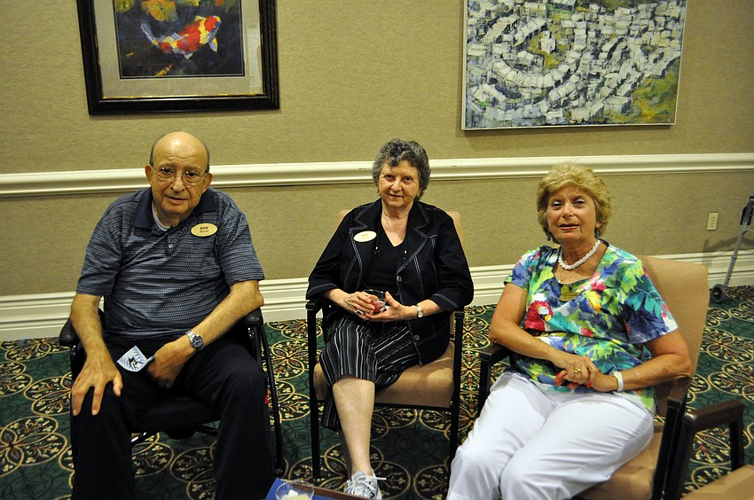 Bob and Inge Gould with Barbara Gockman