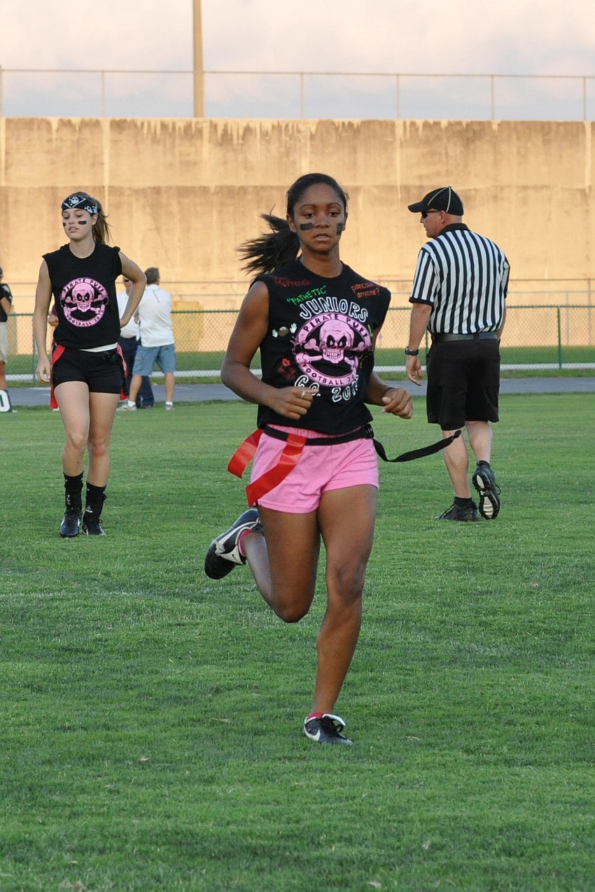 Braden River's Ashley Gilleam, front, played with confidence.