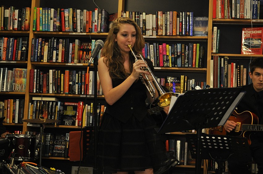 Bit Risner performing with Jazz Juvenocracy, a grant recipient group of young jazz musicians