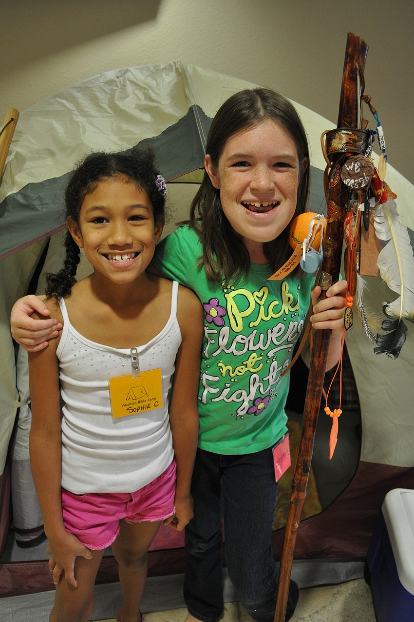 Cousins Sophie and Hannah Claxton loved spending time together.