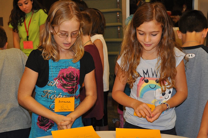 Amanda Boccarossa and Briana Borrero stood up when they were one spot away from getting a bingo.