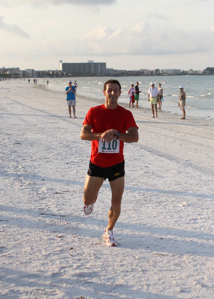 Nathan Blythe was the first person to finish the race with a time of 19:05.