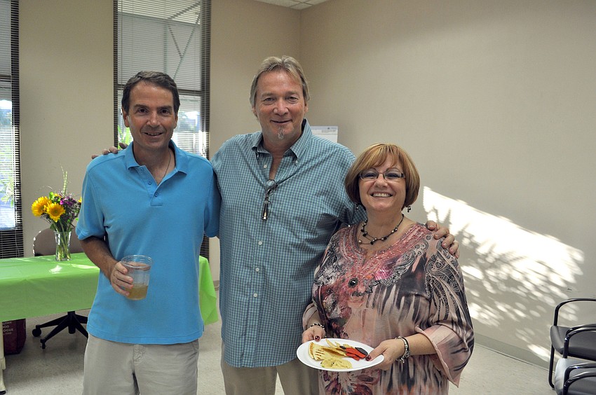 Dan Curry, Mike Broy and Karin Hatch