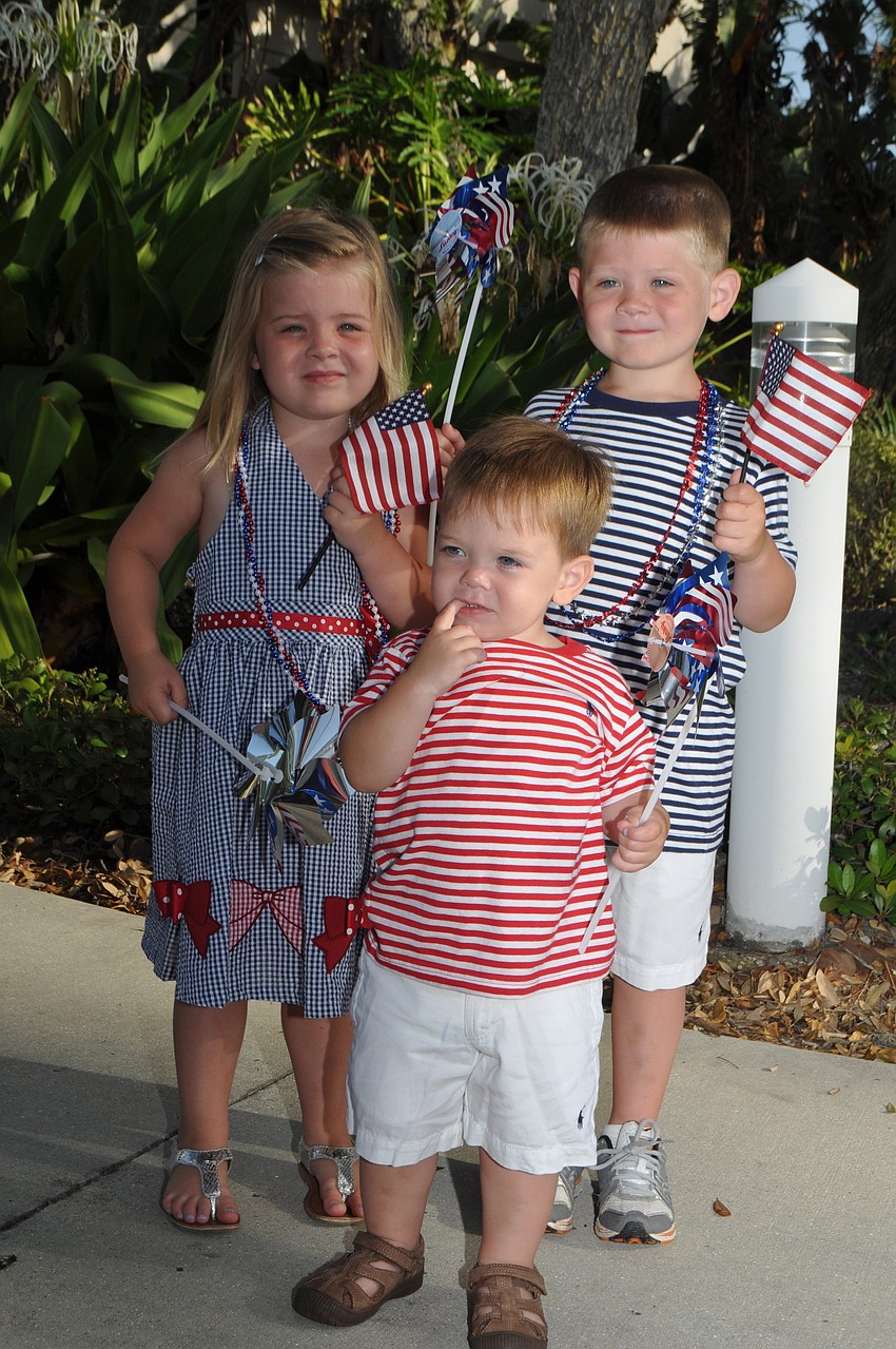 Siblings Natalie, Collin and T.J. Ray